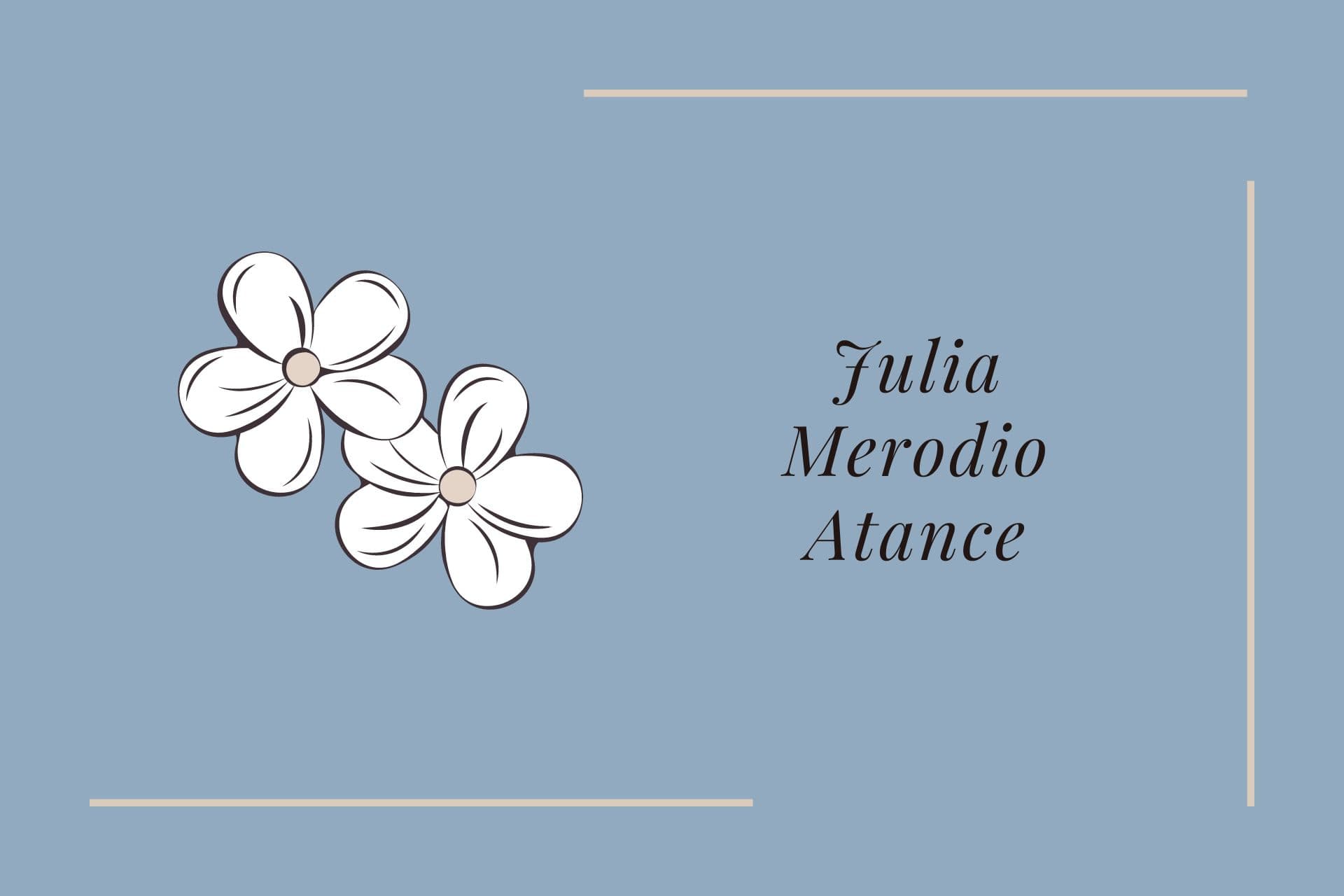 Julia Merodio Atance cabecera