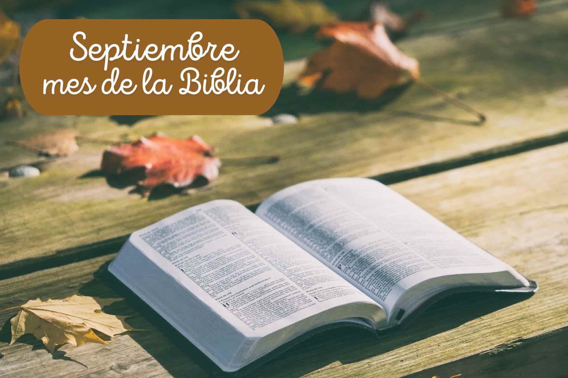 Septiembre mes de la Biblia