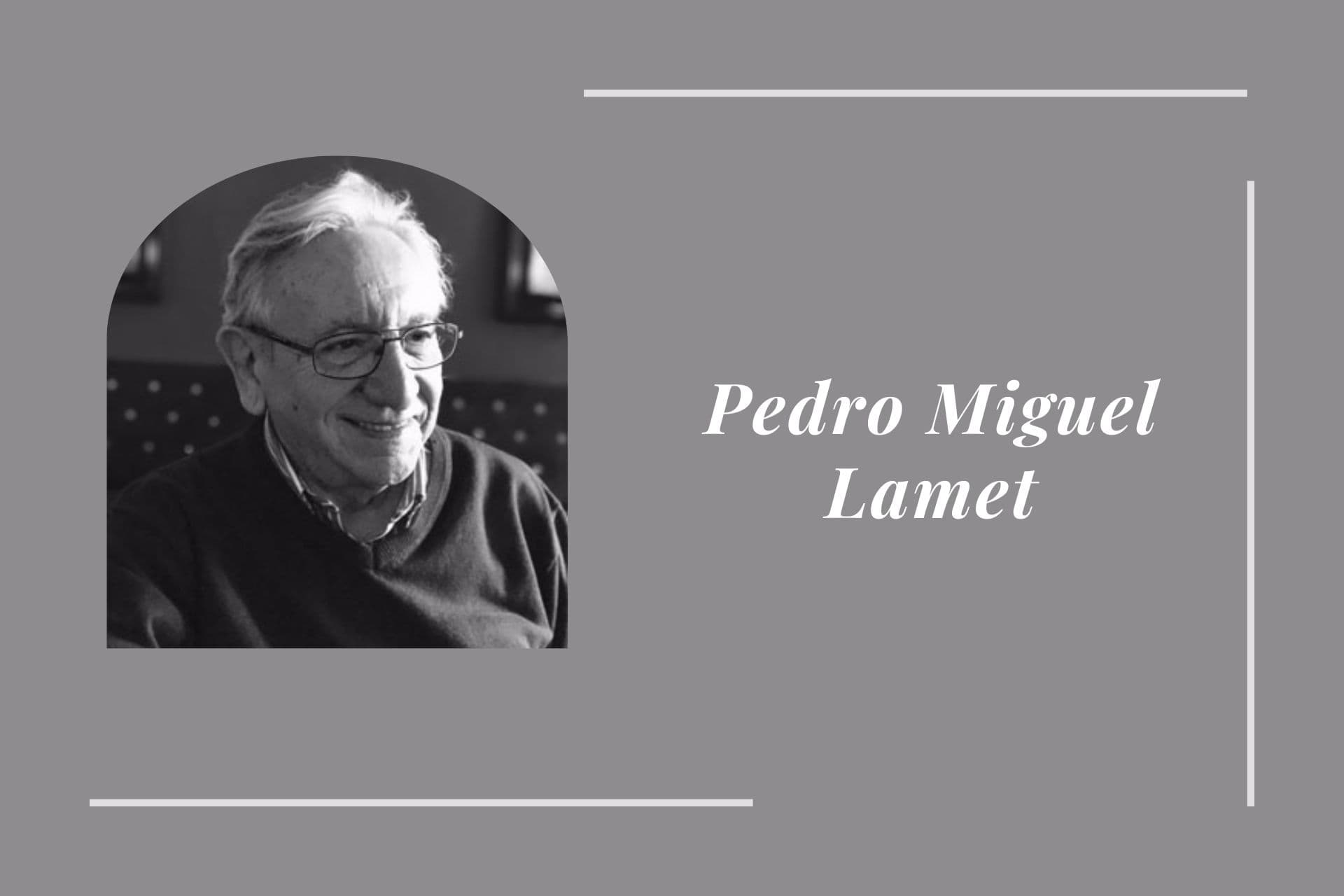 Pedro Miguel Lamet